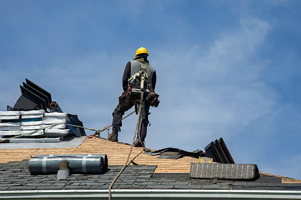 Professional Roof Replacement technician working in Lake Toxaway, NC